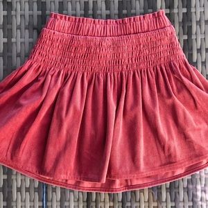 GB Girls Smocked High Waist Mini Skirt